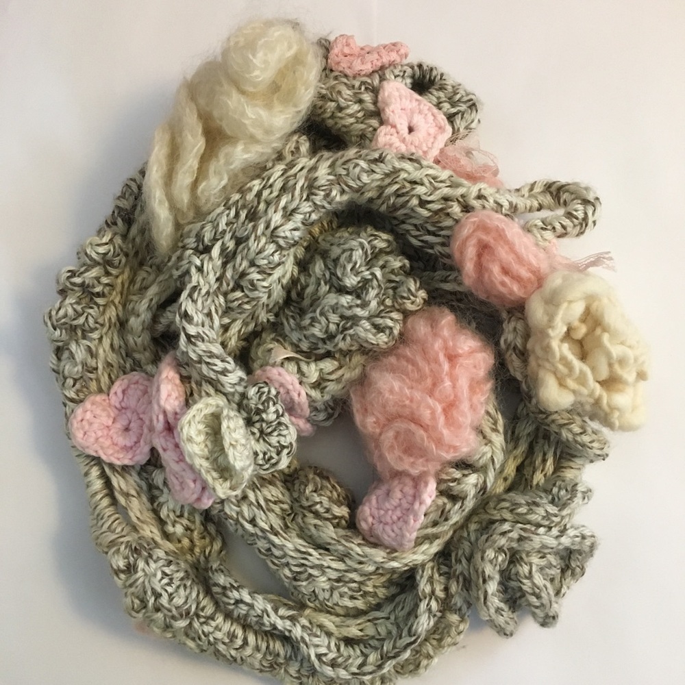 Handcrafted Crochet Scarf, Amazingly Original